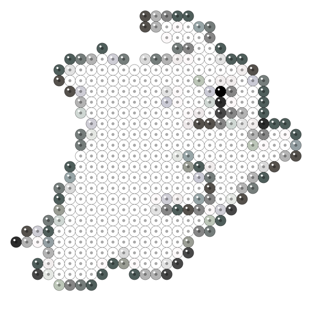 线条小狗拼豆图纸缩略图